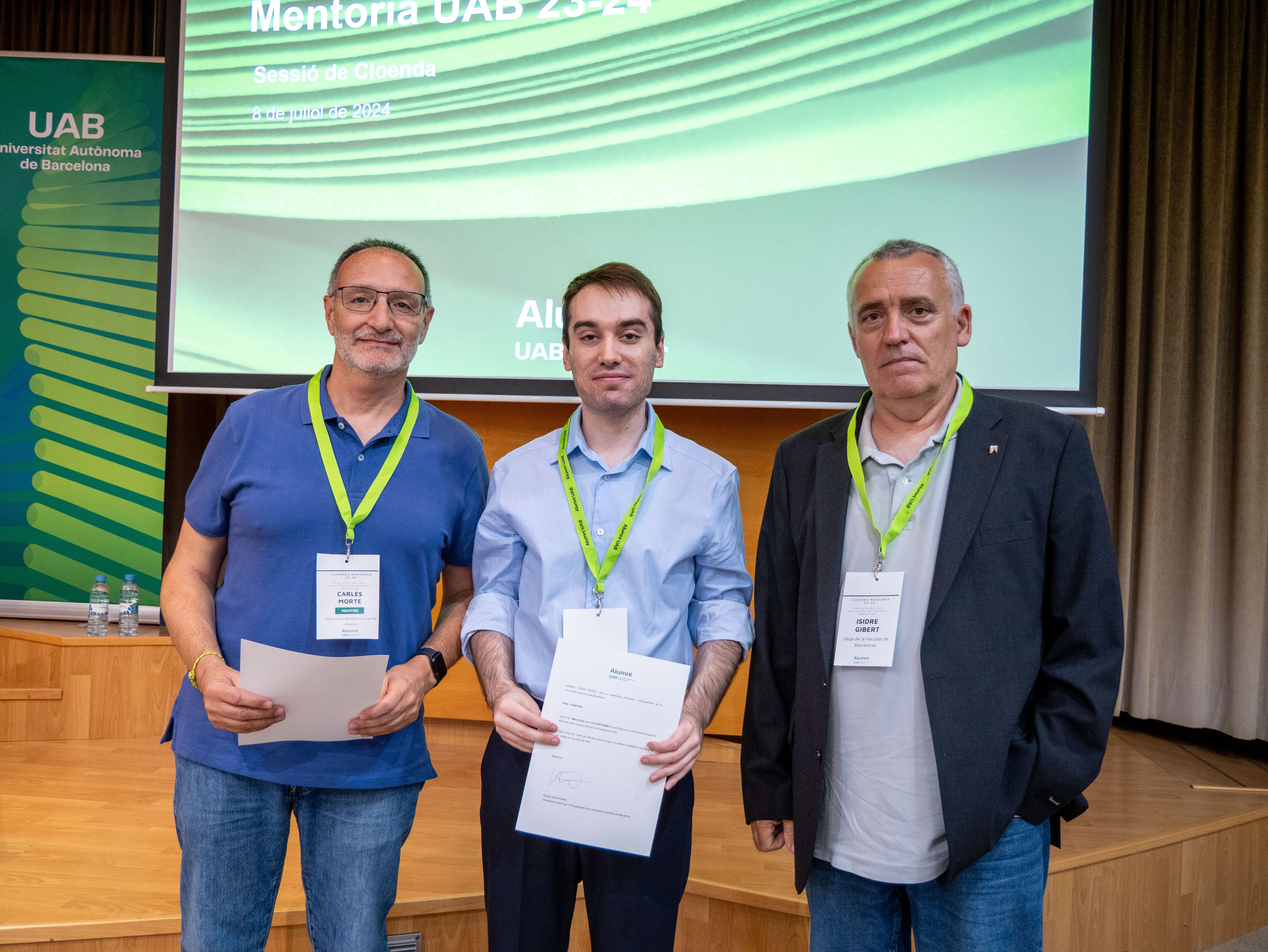 Persones participants a la cloenda de la mentoria 2024